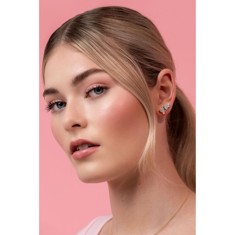 Silk & Steel Bloom Studs image number 1